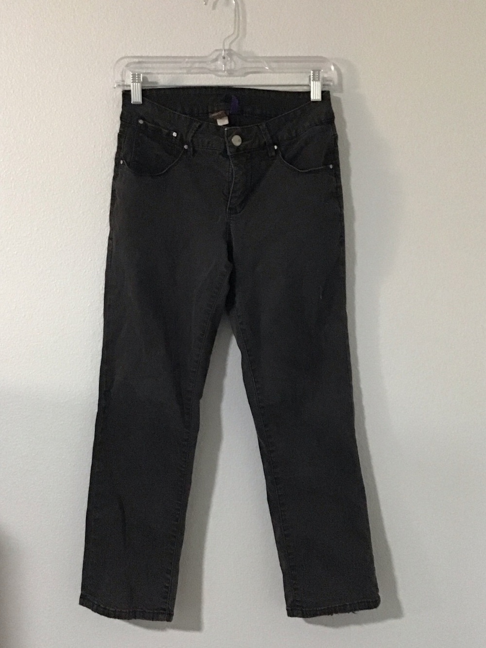 Jag Jeans Black Straight High-Rise Pants